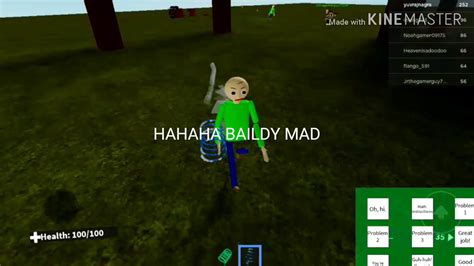 If I Die In Roblox Baldy Vid Ends Youtube