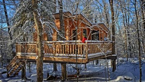 These Treehouses Are Even Better In Winter Outside Online Stay In A