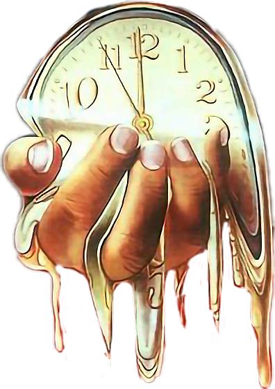Clock Hand Melting Melting Clock In Hand Is A Free Transparent Png