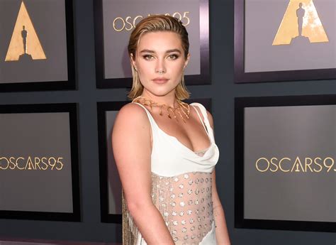 Florence Pugh Just Continued Her See Through Dress Tour With A Polka Dot GownSee Pics Glamour