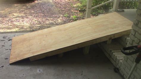 Diy Ramp How To Build A Quick Easy Strong Ramp For Home Or Shed Ramp