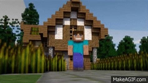 Minecraft animation steve vs herobrine (part 2) this video is created for the audience's entertainment. Minecraft Fight steve vs herobrine on Make a GIF