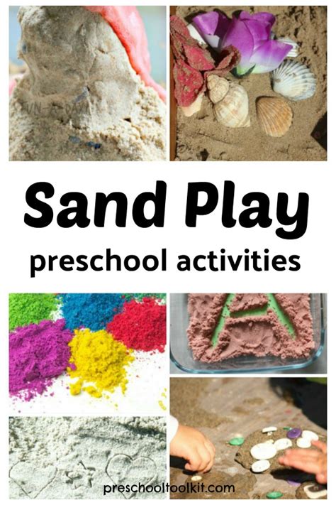 12 Fun Sand Play Activities For Kids Preschool Toolkit