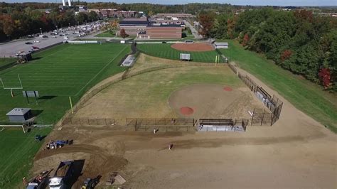 Green Local Schools Softball Field Construction Oct 19th 2016
