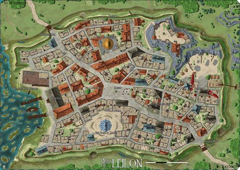 Forgotten Realms The Ruins Of Leilon By Stratomunchkin Fantasy City