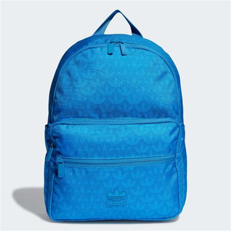 Adidas Monogram Classic Backpack Blue Adidas Uk