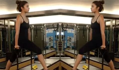 alia bhatt is giving us some fitness lessons in these 7 video