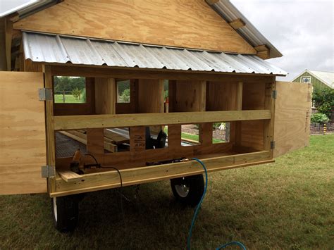 How To Build A Portable Chicken Coop On Wheels