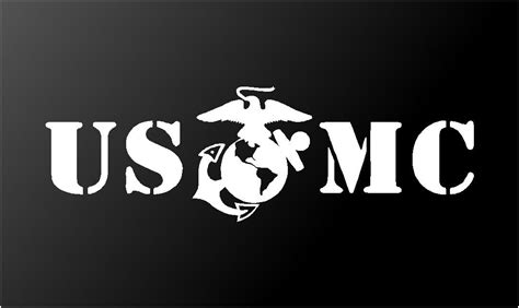 For 4pcsset Usmc Vinyl Decal Ega Military Emblem Car Truck Window Us