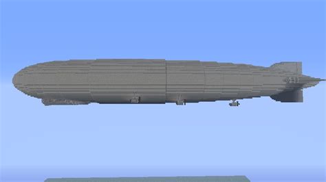 My First Airship 1251 Scale Lz127 Graf Zeppelin Minecraft Project