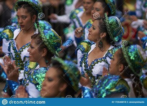 Caporales Dancers At The Oruro Carnival In Bolivia Editorial Stock