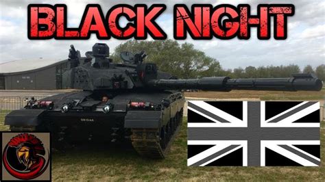 Challenger 2 Tank Black Night Modern Upgrade Blackest Night