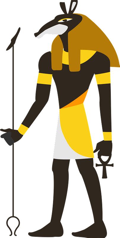 Anubis Egyptian God God Of The Dead Clipart Free Download