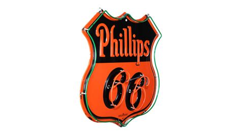 Phillips 66 Shield Neon Sign Sspn 48x48x5 S251 Walworth 2016