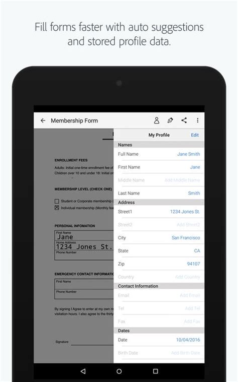 Fill in forms anytime, anywhere. Adobe Fill & Sign for Android - APK Download