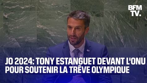 Jo De Paris 2024 Tony Estanguet Rappelle Devant L Onu L Importance De La Trêve Olympique