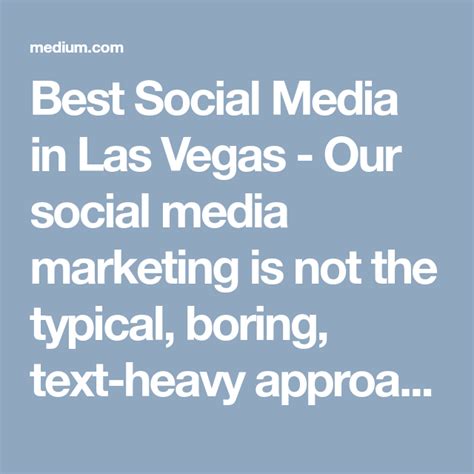 Best Social Media In Las Vegas Social Media Las Vegas Vegas