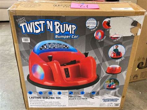 Twist N Bump Electric Kids Bumper Car In Box Earls Auction Company
