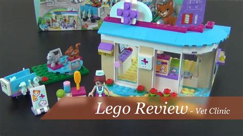 Review Lego Friends Vet Clinic Set 41085 Youtube