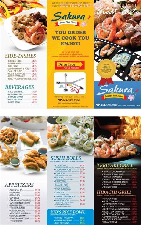 The transition to a food lion is expected to take place by the. Online Menu of Sakura Restaurant, Honea Path, South ...