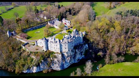Discover The Walzin Castle Namur Belgium Dji Mini Drone Footage Youtube