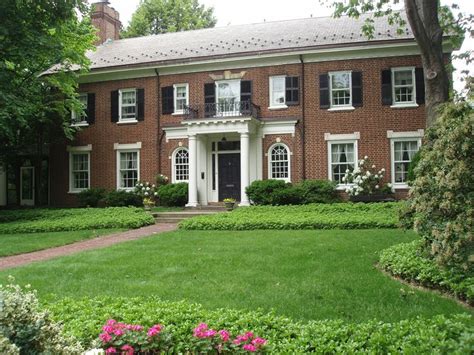 Colonial revival houses were first built in the late 19th century, in the shadow of the victorian era. This one was apparently for sale at one time in Cleveland ...