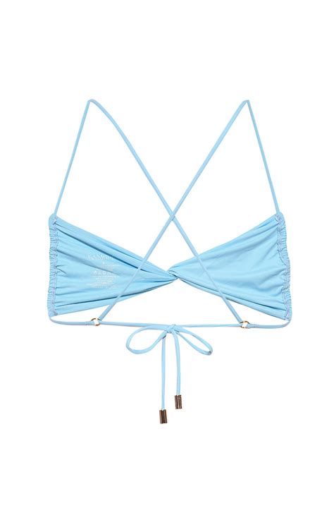 Icey Twist Bandeau Bikini Top Kamari Swim