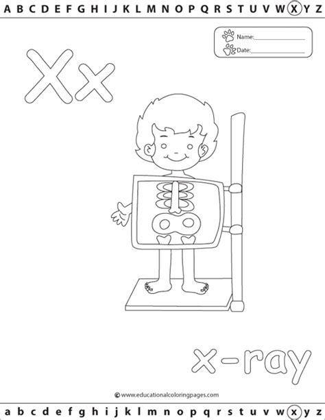 If your page has only text and images above a solid background color, the default insets will look great. » Alphabet2x Free Educational Coloring Pages