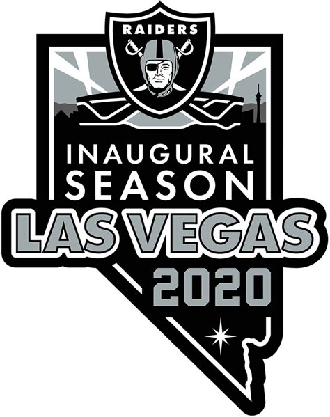 Las Vegas Raiders Logo Anniversary Logo National Football League