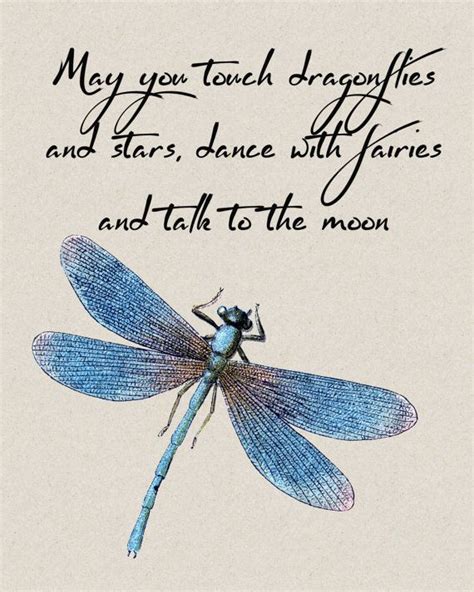 Dragonfly Quote May You Touch Dragonflies And Stars Dance With
