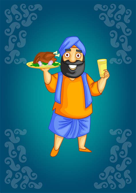 Download Man Sikh Cartoon Royalty Free Stock Illustration Image Pixabay