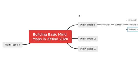 Xmind Tutorial Creating A Mind Map Youtube