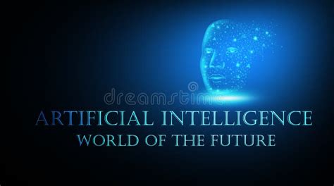 Artificial Intelligence World Of The Future Stock Image Image Of