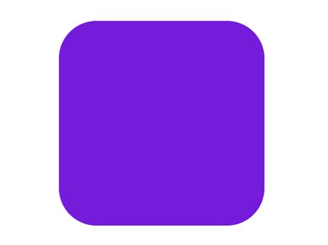 Purple Round Corners Square Clip Art At Vector Clip Art
