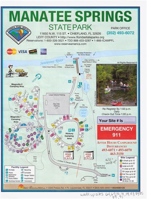 Florida State Parks Camping Map Printable Maps