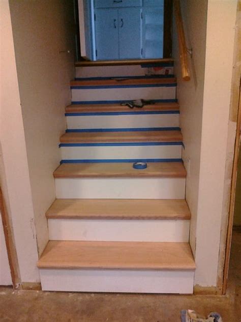 Stairtek From Home Depot Covers Existing Plywood Stairs Easily