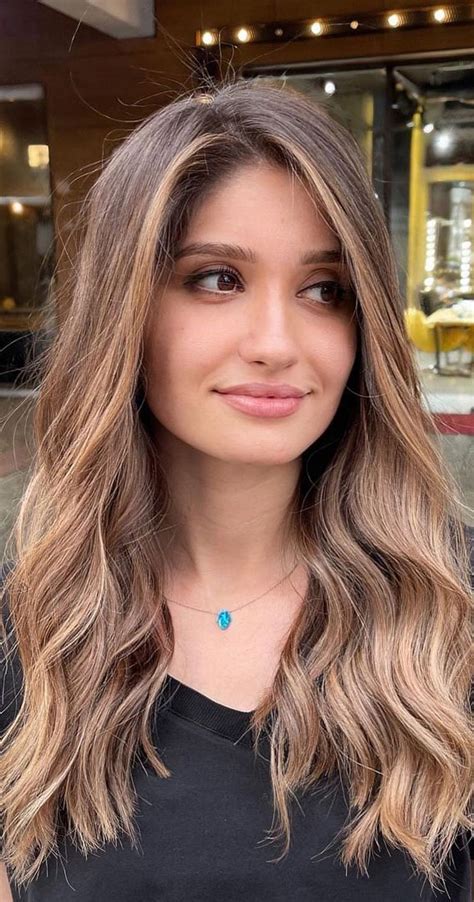25 Best Haircuts For Round Faces Brown Long Wavy 1 Fab Mood