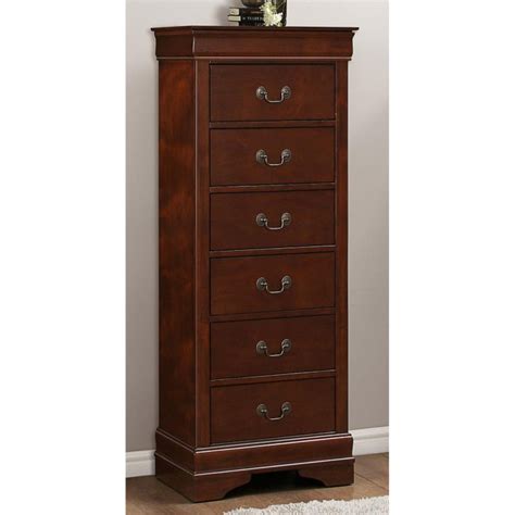 Traditional Brown Cherry Lingerie Chest Of Drawers Mayville Everything Home Shop One Stop