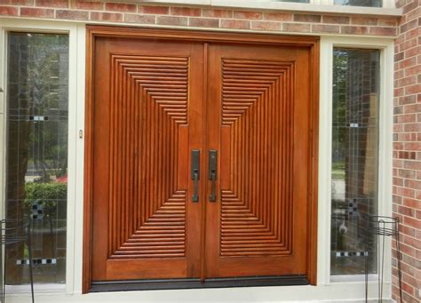 All our materials are durable. Double Wood Front Doors | Door Design Ideas on worlddoors.net