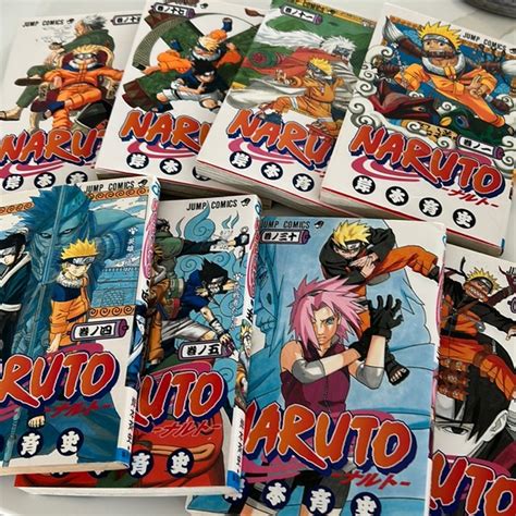 Jump Comics Other Naruto Comic Books Set Of 8 Books For One Price