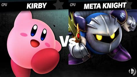 Kirby Vs Meta Knight Super Smash Bros Ultimate Cpu Showdown Youtube