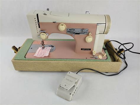 Necchi Supernova Julia 534 Sewing Machine With Case Vintage Pink