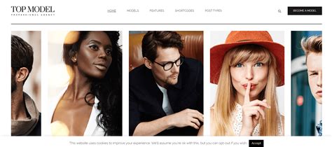 15 Best Model Agency Wordpress Themes 2023 Be