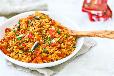 Instant Pot Spanish Rice With Sardines In Tomato Sauce Killing Thyme