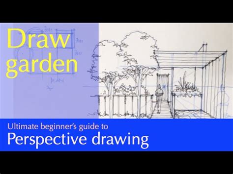 Easy Steps To Perspective A Garden Design In One Point Perspective