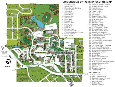 Campus Map For St Charles Lindenwood University