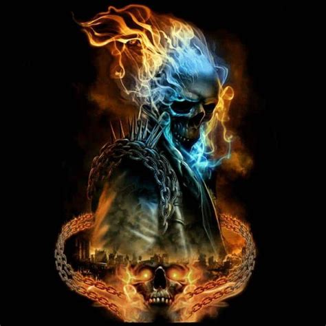 Pin By Chinarose On Art Dark Art Skulls Gothic Etc Ghost Rider Wallpaper Ghost Rider