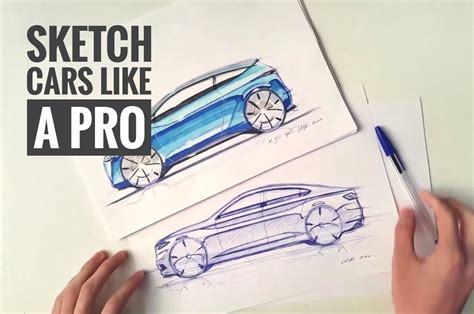 How To Sketch Design Draw Cars Like A Pro Pen And Paper Edition Kai