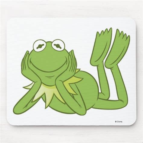 Kermit The Frog Lying Down Disney Mouse Pad Zazzle