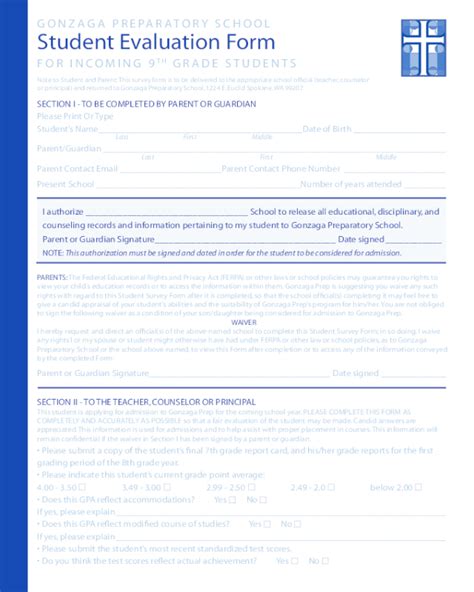 2022 Student Evaluation Form Fillable Printable Pdf And Forms Handypdf